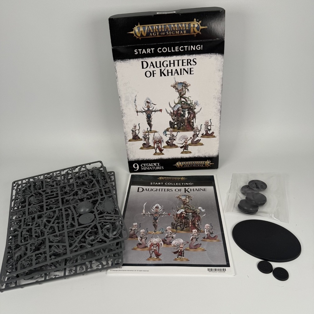 Warhammer Age of Sigmar Daughters of Khaine Start Collecting Box COMPLETE READ